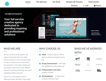 Tablet Screenshot of designspinners.com